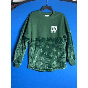 Walt Disney World - Spirit Jersey - green holiday fleece - XS - Never worn